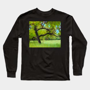 Old tree illustration Long Sleeve T-Shirt